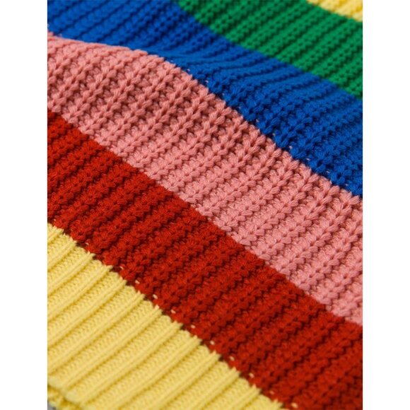 Women's Striped Turtleneck Sweater Long Sleeve Solid Color Block High Neck - Picture 5 of 6